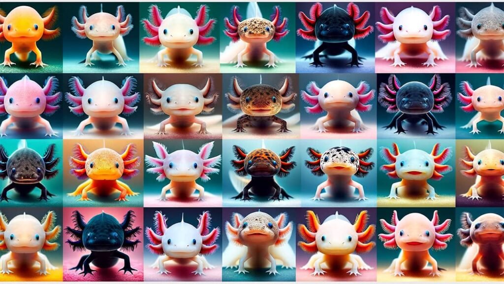 Types of Axolotls A Guide to Different Color Morphs and Varieties