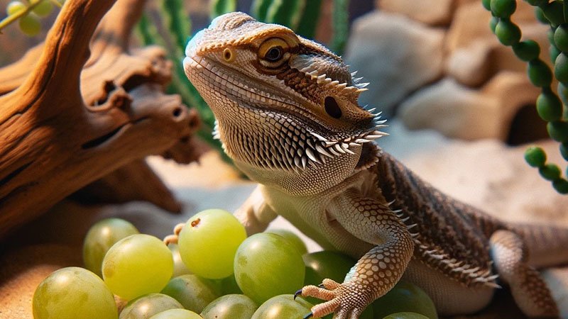 Can Bearded Dragons Have Grapes
